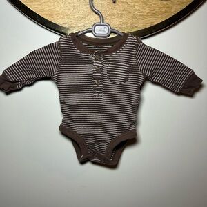 6 for $10 Brown Striped Kids One Piece